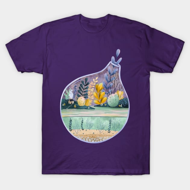 Water Terrarium T-Shirt by Dogwoodfinch